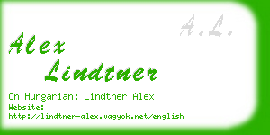 alex lindtner business card